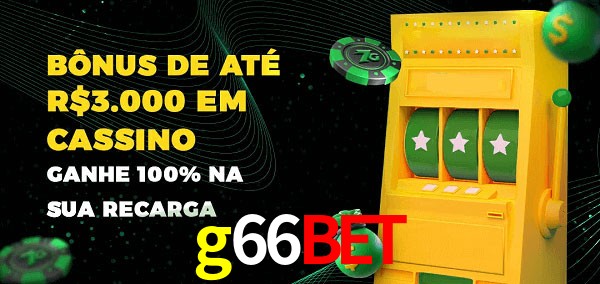 g66bet melhor bônus de depósito