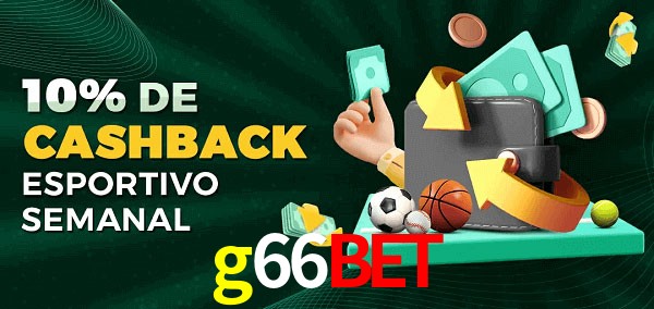 10% de bônus de cashback na g66bet